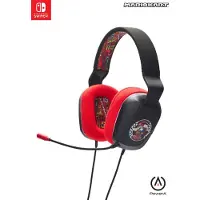 PowerA NSHS0398-01, Kabelgebunden, Gaming, Kopfhörer, Schwarz, Rot