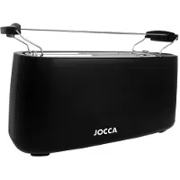 Jocca Toaster für 2 Scheiben, Nature-Linie / 7 Bräunungsstufen, Auftaufunktion,
