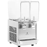Royal Catering Saftspender - 2 x 10 L - - Kühlsystem RC-JDD02