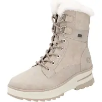Remonte Damen Stiefelette mit Lammwoll-Futter und loser Einlage D2B73, Größe:41 EU, Farbe:Beige
