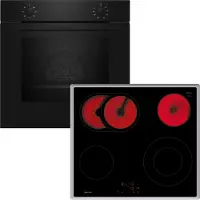 NEFF BX16B, Zonen-Induktionskochfeld, 4 Zone(n), Glaskeramik, Schwarz, Berührung, 58,3 cm