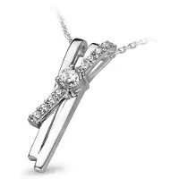 Orphelia Damen-Kette aus 925er Sterlingsilber mit Anhänger – Silber ZH-4765