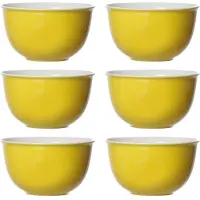 Ritzenhoff & Breker Schale "Müslischalen Doppio ø 14 cm 6er Set", gelb, Schüsseln, Schale