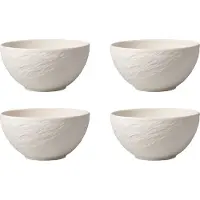 Villeroy & Boch Schale Manufacture Rock Blanc (4-teilig)