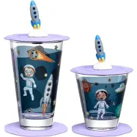 Leonardo Kinderbecher "Kinderbecher Bambini Avventura 215 ml & 300 ml 2er Set" Ideal für den Alltag, spülmaschinengeeignet
