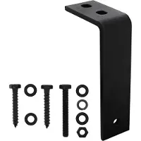 Intersteel 0023.450150 Satz mit 5 Deckenkonsolen für Schiebetürsystem Schwarz