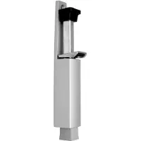Dulimex Türfeststeller 3837 0060 22 Zinkdruckguss silber lackiert Hubhöhe 60 mm Türmontage