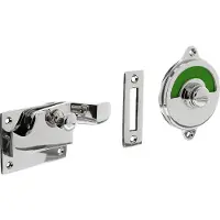 Intersteel Toiletten-Transfer Tira mit rot/grünem Chrombogen