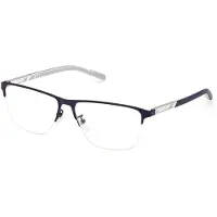 Adidas SP5048 Unisex-Brille inkl. Gläser Halbrand Quadratisch Metall-Gestell 57/17/145, blau