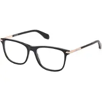 Adidas OR5072 Unisex-Brille inkl. Gläser Vollrand Quadratisch Acetat-Gestell 52/16/145, schwarz