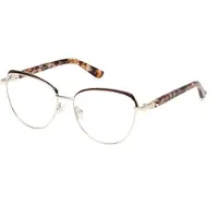 GUESS Damen GU2982 050 Rahmen von BRILLEN Metall Braun Rund Normal