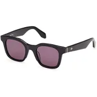 Adidas Originals Originals OR0109 Unisex-Sonnenbrille Vollrand Rund Acetat-Gestell, schwarz