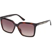 GUESS GU00099 Dark havana 55/13/140 Damen Sonnenbrillen