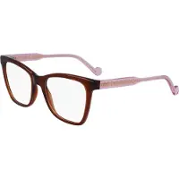 Liu Jo LJ2788 Unisex-Brille inkl. Gläser Vollrand Butterfly Acetat-Gestell 51/18/140, braun