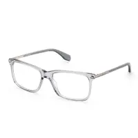 Adidas OR5074 Unisex-Brille inkl. Gläser Vollrand Quadratisch Acetat-Gestell 55/16/145, grau