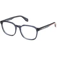 Adidas Originals Originals OR5045 Unisex-Brille inkl. Gläser Vollrand Quadratisch Acetat-Gestell 52/17/145, blau