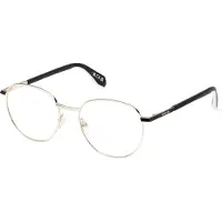 Adidas Originals OR5071 Unisex-Brille inkl. Gläser Vollrand Rund Metall-Gestell 52/18/145, gold