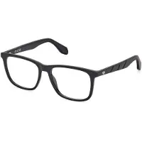 Adidas Originals OR5076 Unisex-Brille inkl. Gläser Vollrand Quadratisch Kunststoff-Gestell 54/16/145, schwarz
