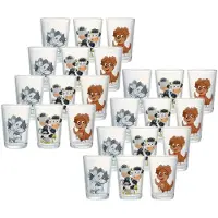 Ritzenhoff & Breker 24er Set Kindergläser Hoftiere 205 ml in bunt | Gr.: onesize