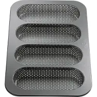 Küchenprofi Mini-Baguette-Form BAKE ONE 4er