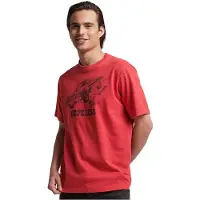 Superdry Vintage Crossing Lines Bk Kurzarm-t-shirt