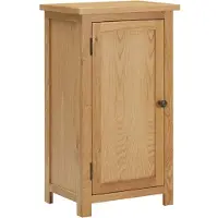 vidaXL Schrank 45x32x85 cm Eiche Massivholz