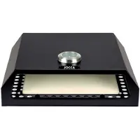 Jocca Grill-Pizzaofen: Edelstahl-Aufsatz mit Pizzastein & Thermometer