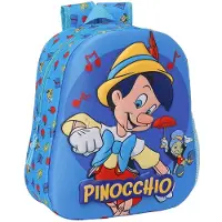 Safta 3d Pinocchio 8.64l 22x39x10 Cm Rucksack Mehrfarbig Kinder Mehrfarbig One Size