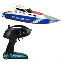 Colorbaby 47674 Rennboot Ferngesteuertes Polizei-schnellboot