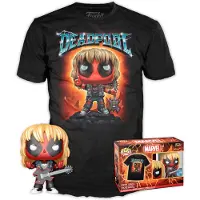 Funko POP! Deadpool Pop & T-shirt-heavy Metal Orange M Orange M