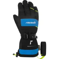 Reusch Handschuhe Maxim GORE-TEX Junior Kinder Black / Brilliant Blue / Safety Yellow-4