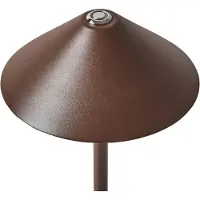Beliani LED-Tischlampe Braun Metall Kabellos Wiederaufladbar Touch Funktion Dimmfunktion USB Kabel Indoor Outdoor Tischleuchte Schreibtischlampe