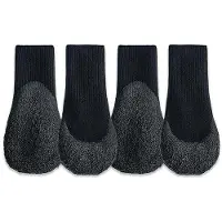 Goo-eez Gooeez Lites Dog Booties (4-pack) 2XS Black/Black