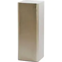 Light & Living ALURIO Säule aus Metall in Nickel Satin – 30,5x30,5x80 cm
