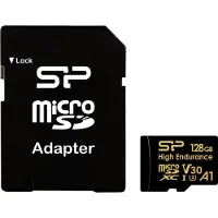 Silicon Power Microsdxc Hohe Ausdauer 128Gb V30 + Adapter