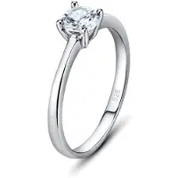 Silvego Silver ring MADISON with Swarovski Zirconia JJJR2339sw - Circuit: 55 mm