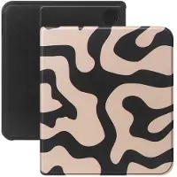 Selencia Vivid Klapphülle für das Kobo Libra Colour / Libra 2 - Art Wave Black