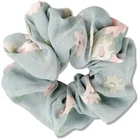 Everneed Scrunchie Flower Baby Blau