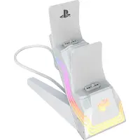 PDP Afterglow Wave Dual Charger White