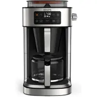 Krups Aroma Partner KM760D, Filterkaffeemaschine, Gemahlener Kaffee, Schwarz, Silber