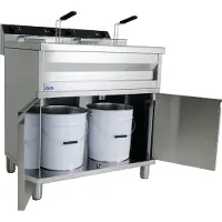 Saro Fritteuse Modell Gastroline 12+12Vs, Inhalt: 2X 12 Liter