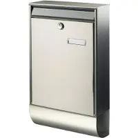 Burg wachter Briefkasten "BERLIN-SET 37770 NI", mit separatem Zeitungsfach