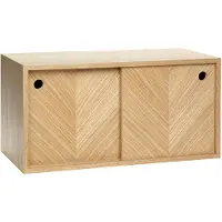 Hubsch – Herringbone Regal – 40x20xH20 cm – Natur