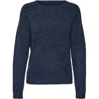 Vero Moda "VMDOFFY LS O-NECK BLOUSE GA NOOS" Materialmix, regular fit