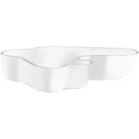 Iittala Dekoschale Aalto Opal Weiß 26 x 5 cm