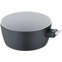 Berndes Stieltopf 16 cm (ohne Deckel), Aluminium, schwarz - b.perfect