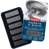 Derwent Graphitint XL Blocks Tin 6er-Set