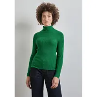 Street One Rollkragenpullover mit Rippstrick-Struktur