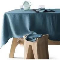 AM.PM Tischdecke Suzy, Gewaschenes Leinen 150 x 250 cm