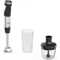Tefal Quickchef+ HB672830, Pürierstab, 1000 W, Schwarz, Edelstahl